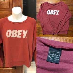 Small Obey Long-Sleeved Shirt